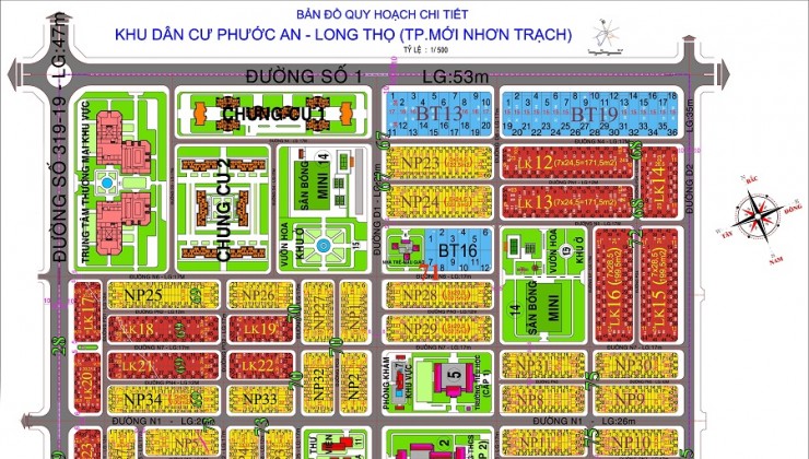 Cần bán nền Nhà Phố thuộc Khu Đô Thị Mới Phước An Long Thọ - Dự án XDHN Nhơn Trạch